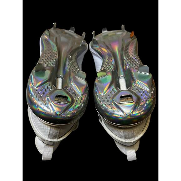 New Adidas Icon 7 Boost Baseball Metal Cleats White Black Mens Size 15 GX2803 - Picture 8 of 10